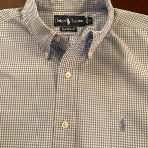 Ralph Lauren short sleeved button down shirt